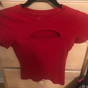 hollister cropped baby tshirt